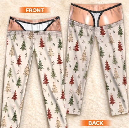 Christmas 3D Print Cotton Lounge Pants